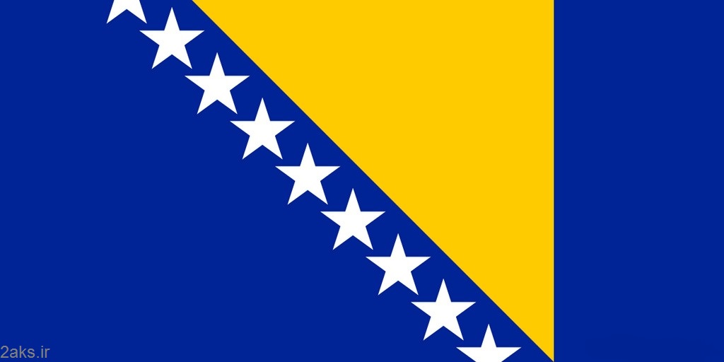 پرچم کشور بوسنی و هرزگوین