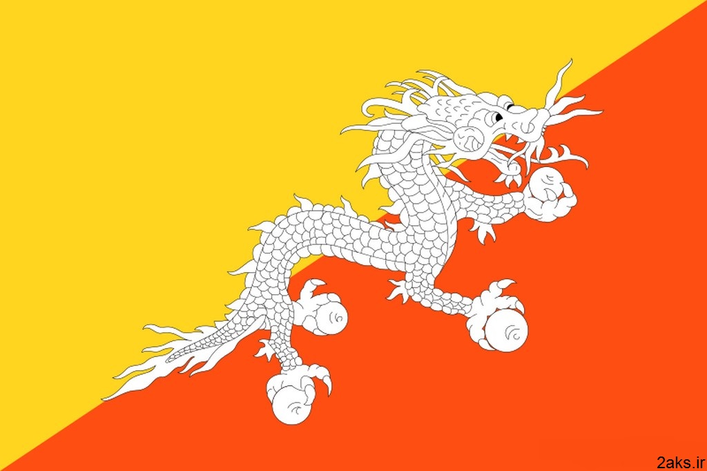 پرچم کشور بوتان