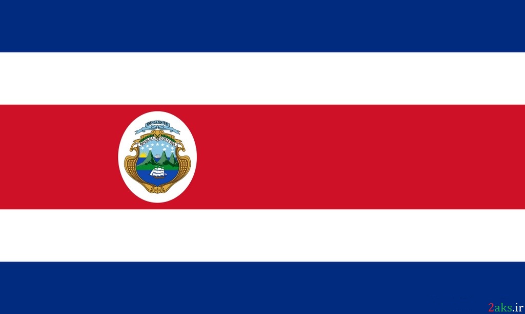 پرچم کشور کاستاریکا