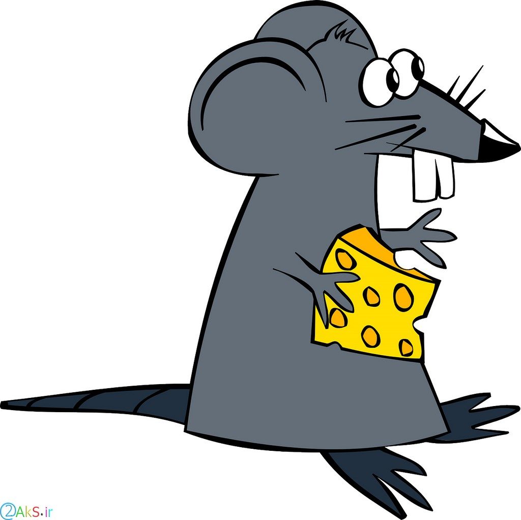 عکس انیمیشنی موش